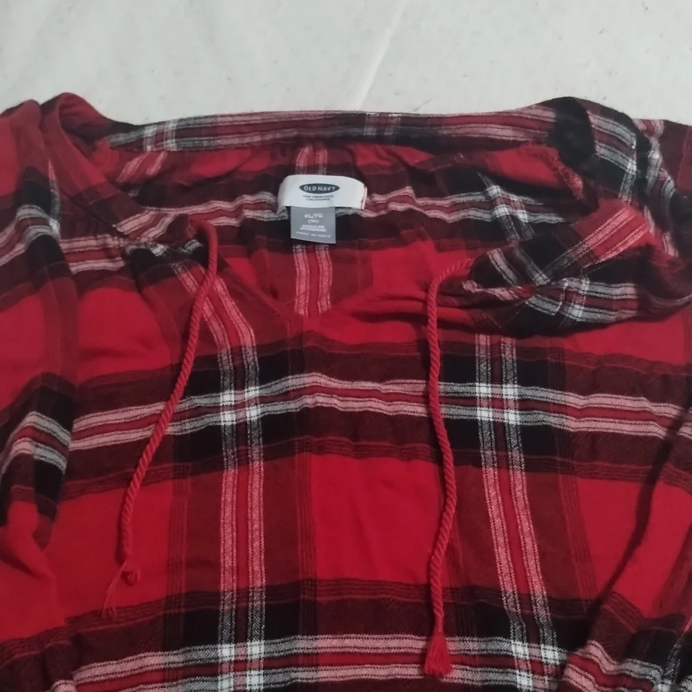 Girls Old Navy red plaid dress